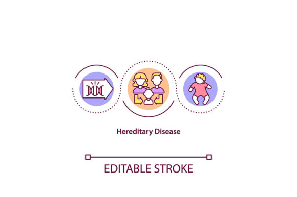 Hereditary Disease Concept Icon