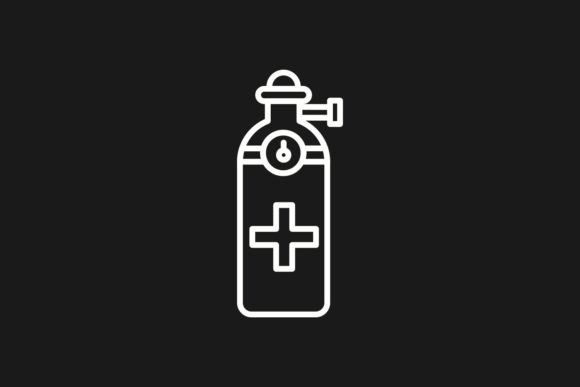 Medical Gas Cylinder Line Inverted Icon: A Designer’s Review