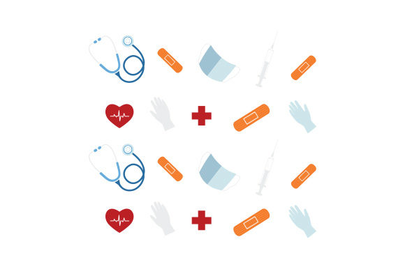 Medical Objects Repeating Pattern
