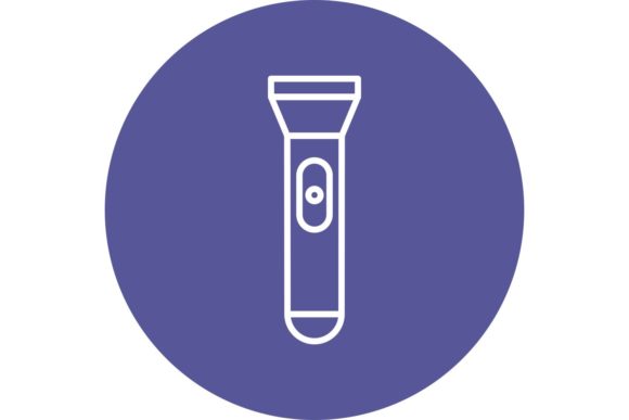 Medical Torch Light Line Circle Icon: A Designer’s View