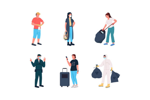 New Reality Flat Color Character Set Embroidery Review