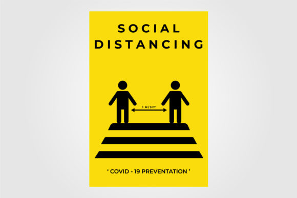 Social Distancing Minimalist Poster: An Embroidery Review